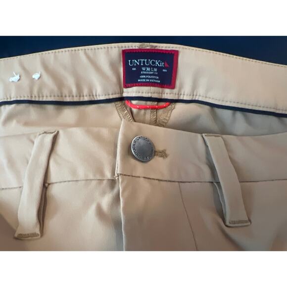 Untuckit Mens Size 30x30 Chancellor Traveler Tech Straight Fit Pants BUNDLE - Picture 2 of 7